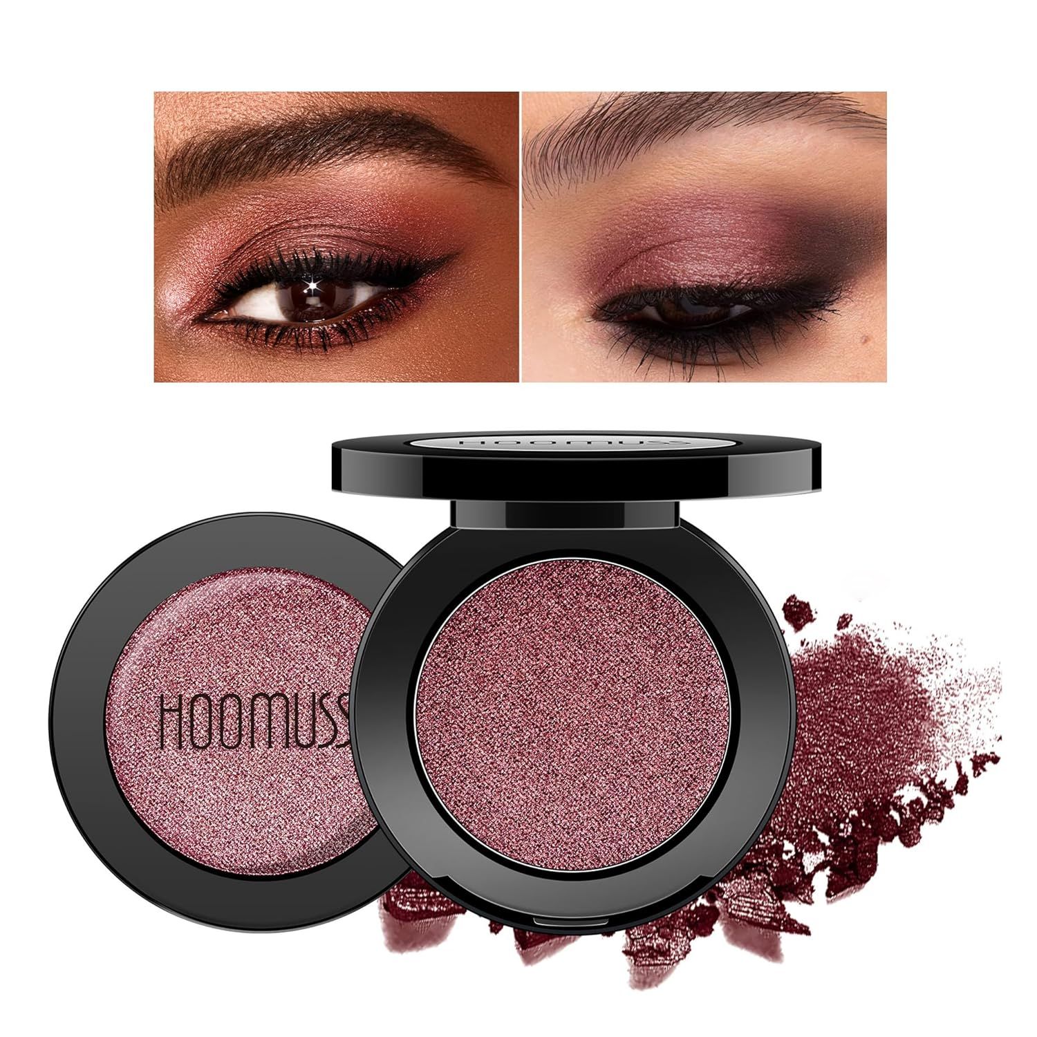 Burgundy Red Eyeshadow Shimmer Handmade Gothic Eye Sahdow Makeup Palette for Halloween, High Pigm... | Amazon (US)