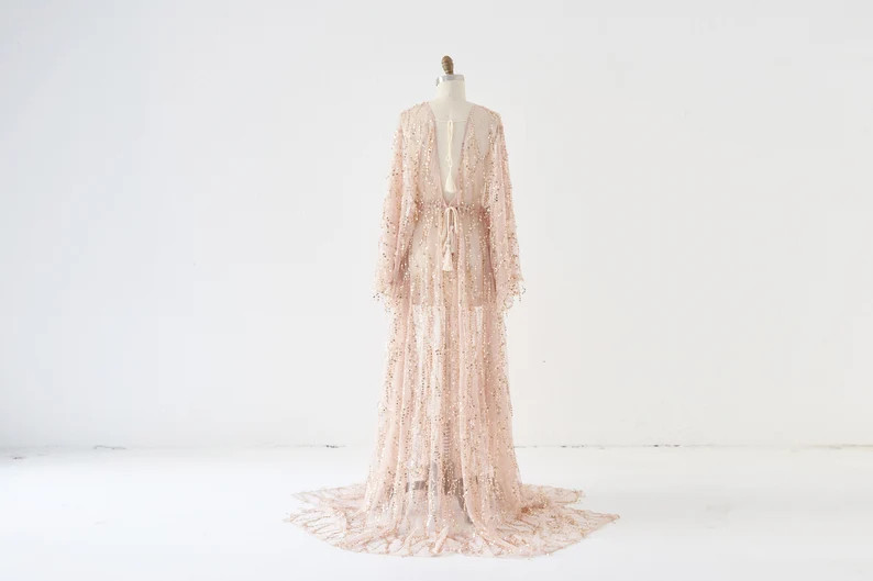 Ready to Ship Free Size Sequin Maternity Dress for Photo Shoot/Plus Size Maternity Gown/Baby Show... | Etsy (US)