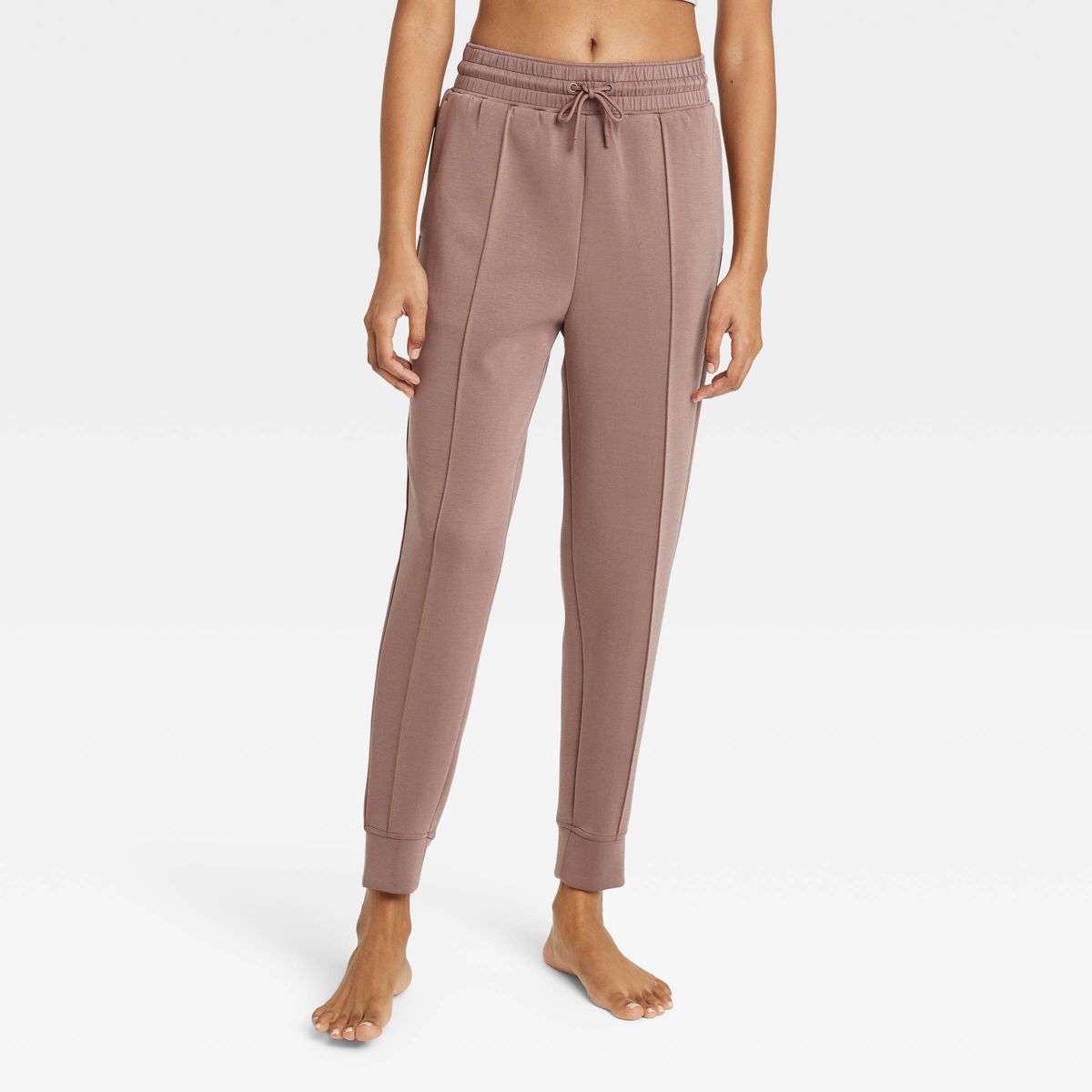 Women's Sandwash Joggers - All In Motion™ Brown M | Target