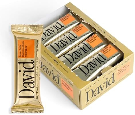 David High Protein Bars - 0g of Sugar, Low Carb, Gluten Free - 28g of Protein, 150 Calories - On-... | Amazon (US)