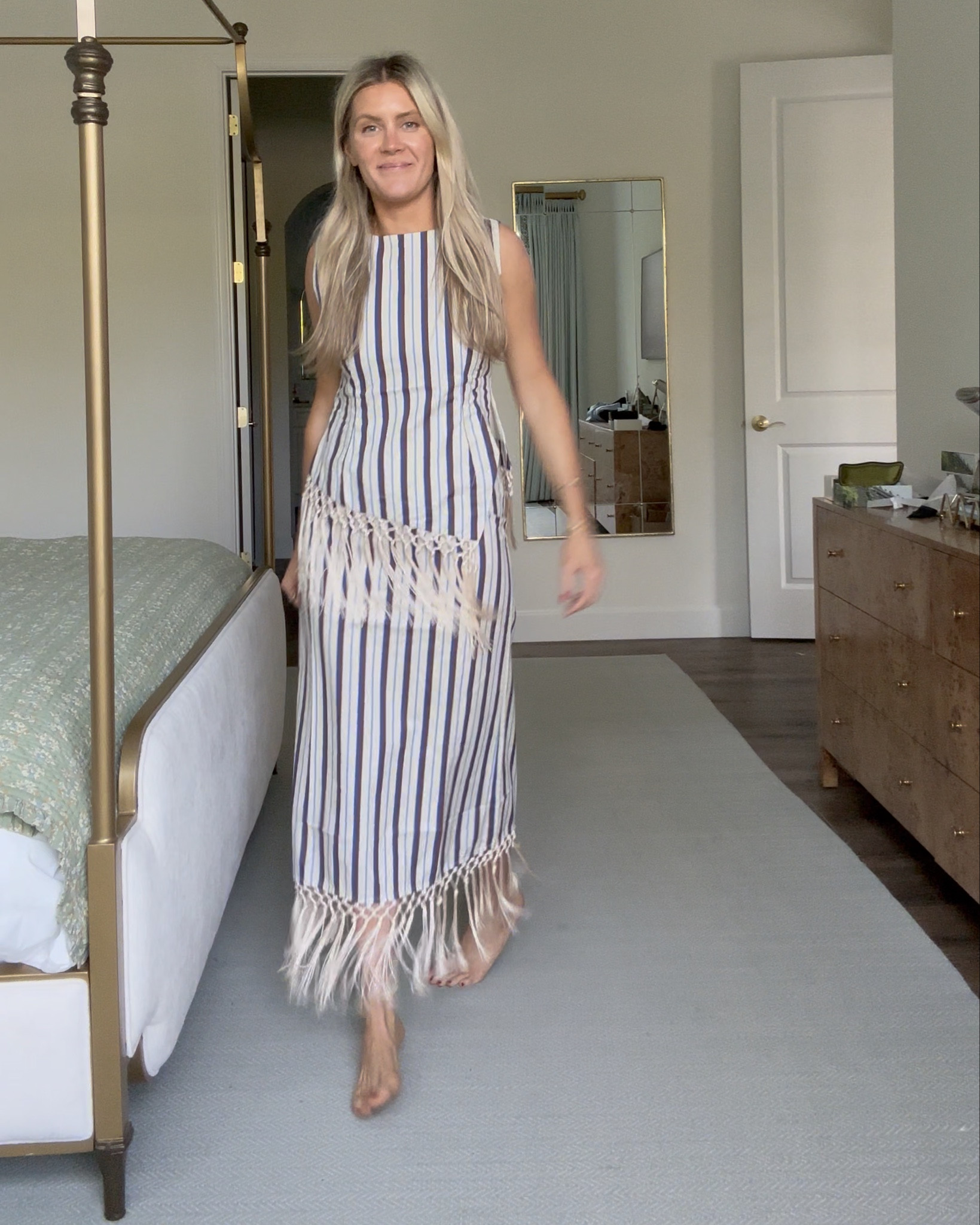 Stripes and fringe from VRG GRL 🫶🏻 fits TTS 

#LTKStyleTip #LTKTravel #LTKParties