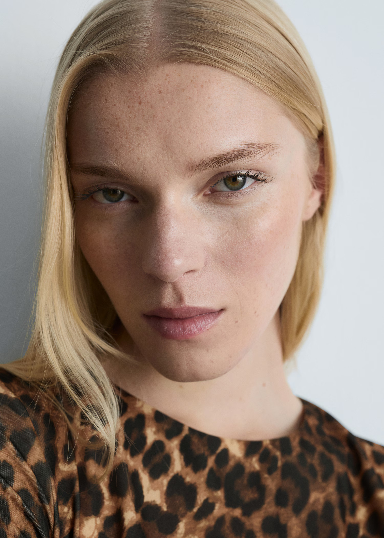 Leopard dress with ruffled details | MANGO (US)