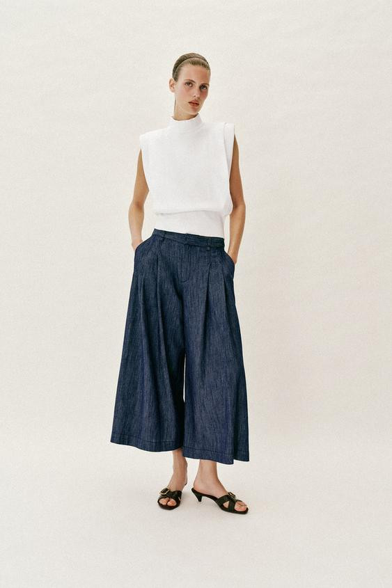 PLEATED CULOTTES | Zara US
