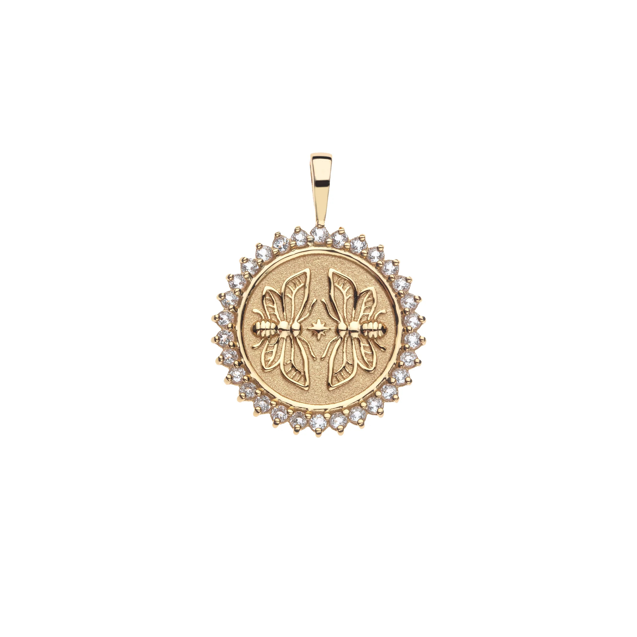 SISTERS Forever Petite Embellished Coin Pendant | Jane Win