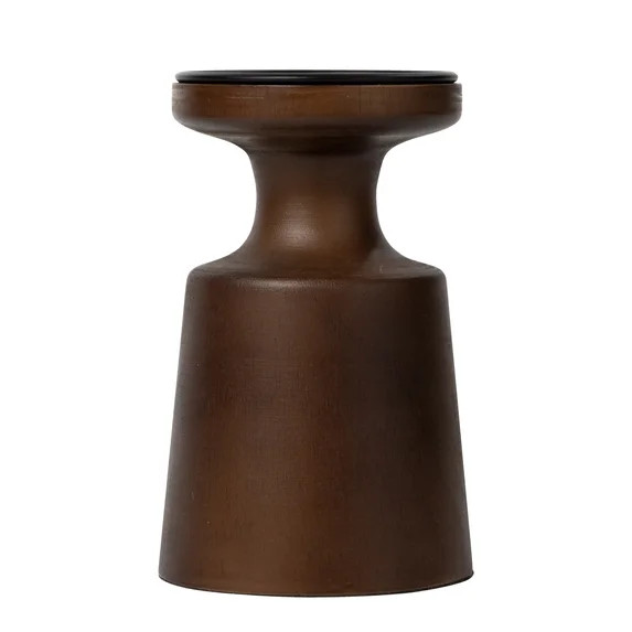 Better Homes & Garden Walnut Finish Indoor Decorative Small Wood Holder 6.1"H | Walmart (US)