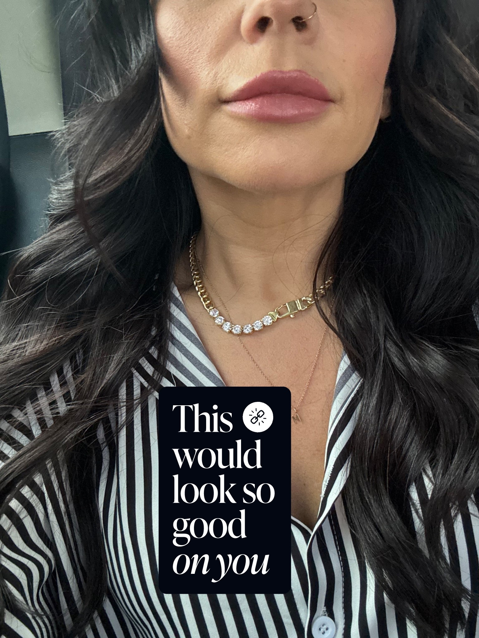 Gorge layering necklace! Wear it as a simple or statement piece. 

Bonus: 💋 go to lip color linked!

#LTKStyleTip #LTKWorkwear #LTKGiftGuide