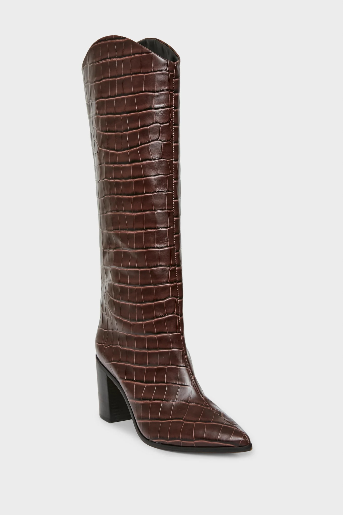 Dark Chocolate Maryana Block Heels | Tuckernuck (US)