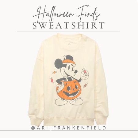 Loving this oversized Mickey Halloween sweatshirt! Currently on sale! 

#LTKstyletip #LTKSeasonal #LTKHalloween