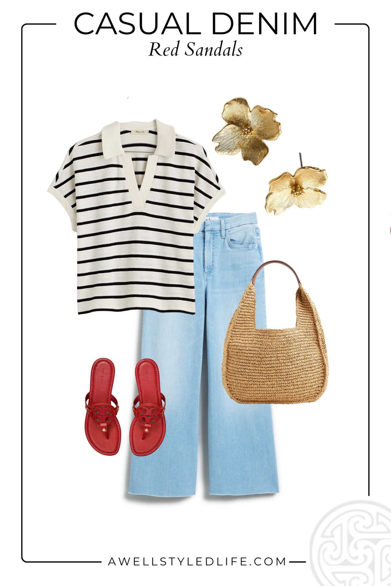 Summer Outfit Inspiration	

Ways to Wear Red Sandals 

#fashion #fashionover50 #fashionover60 #summerfashion #summeroutfit #frankandeileen  #summerstripes #madewell

#LTKSeasonal #LTKStyleTip #LTKMidsize