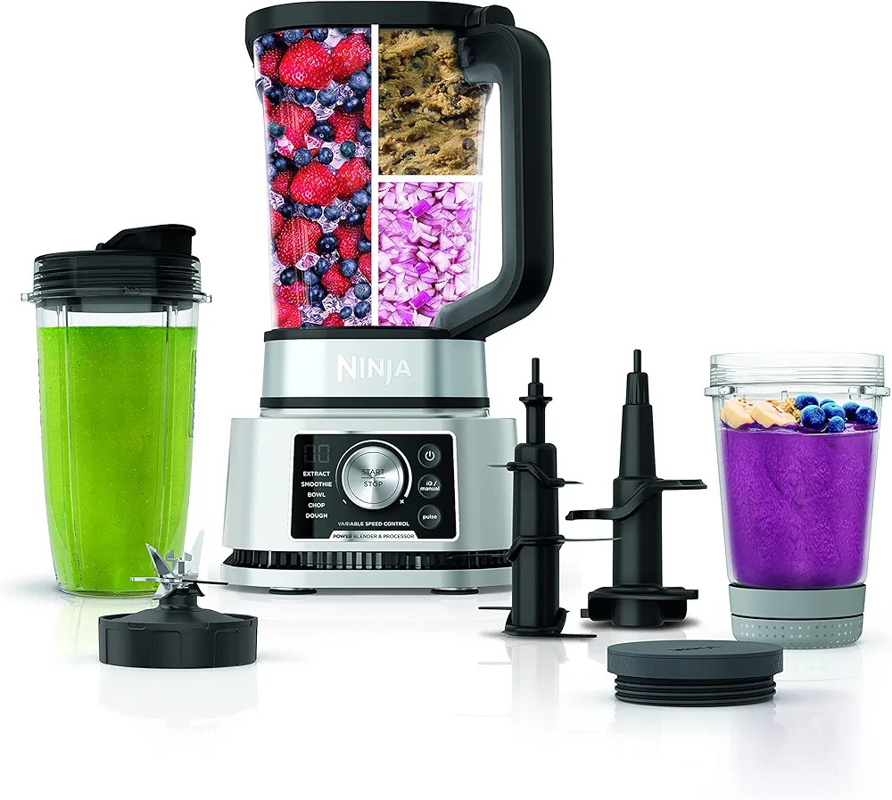 Ninja SS351 Foodi Power Blender & Processor System 1400 WP Smoothie Bowl Maker & Nutrient Extract... | Amazon (US)