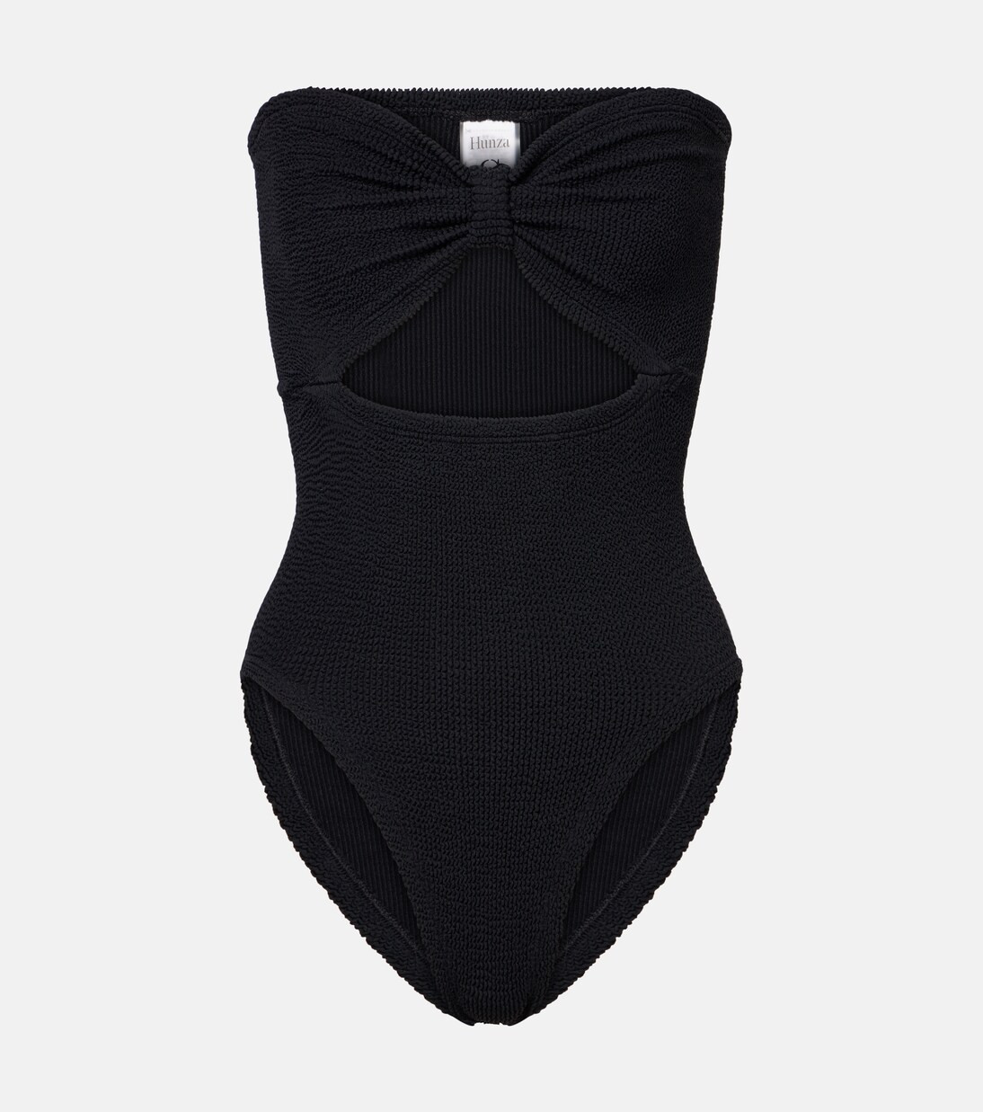 Alana cutout gathered bandeau swimsuit | Mytheresa (US/CA)