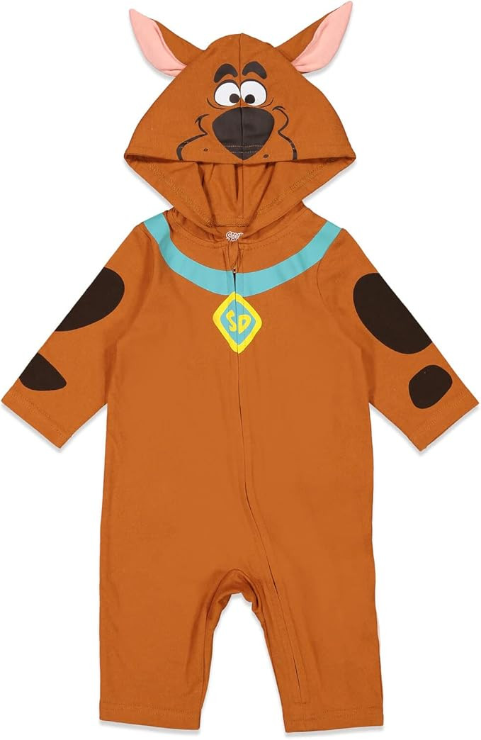 Scooby-Doo Zip Up Cosplay Coverall Newborn to Adult Sizes (0-6 Months - 2XL) | Amazon (US)