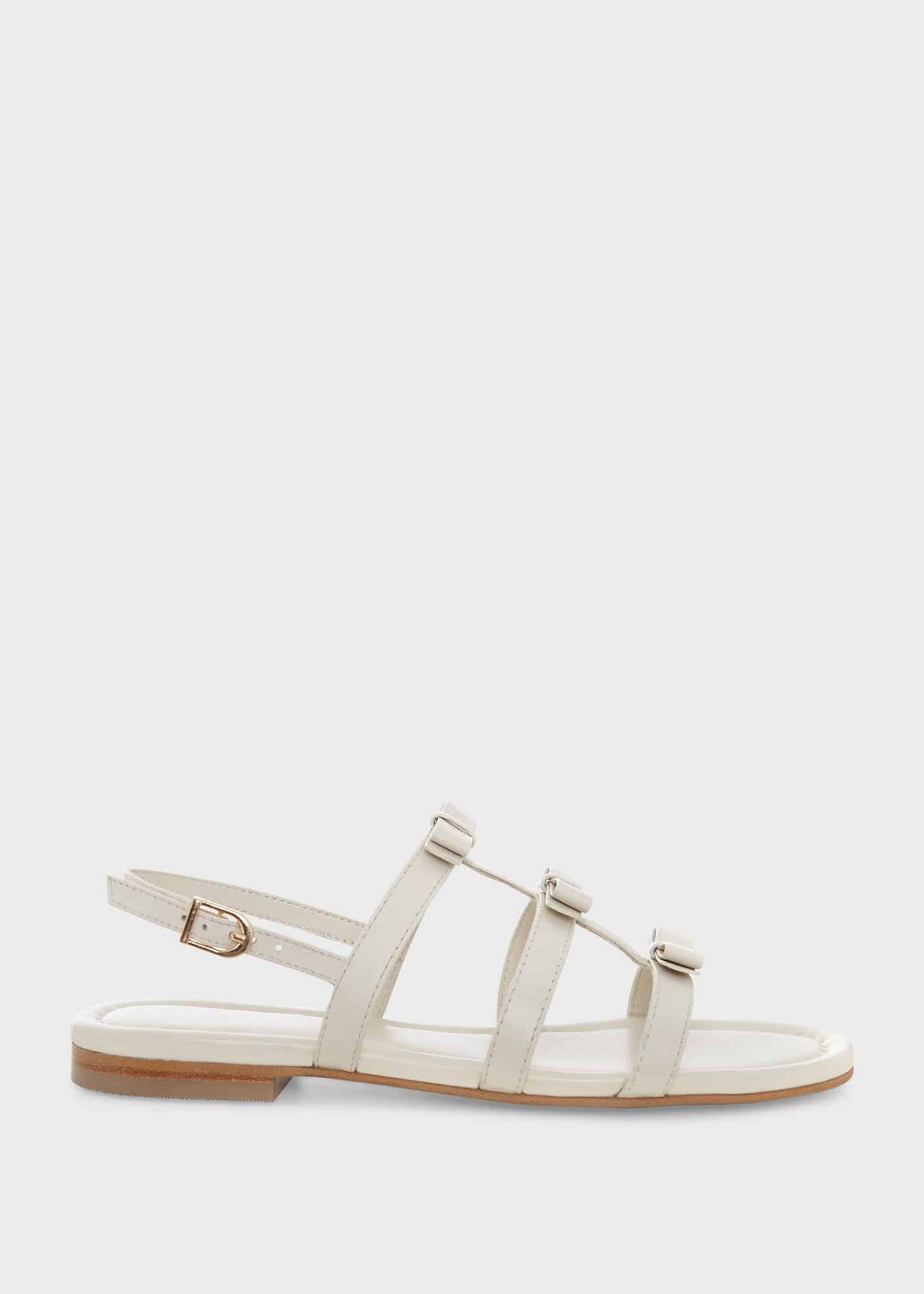 Holly Leather Bow Sandals | Hobbs