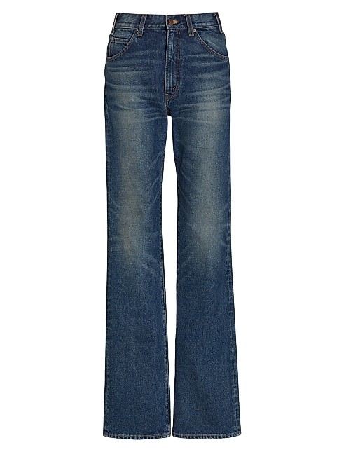 Joan Straight-Leg Cotton Jeans | Saks Fifth Avenue