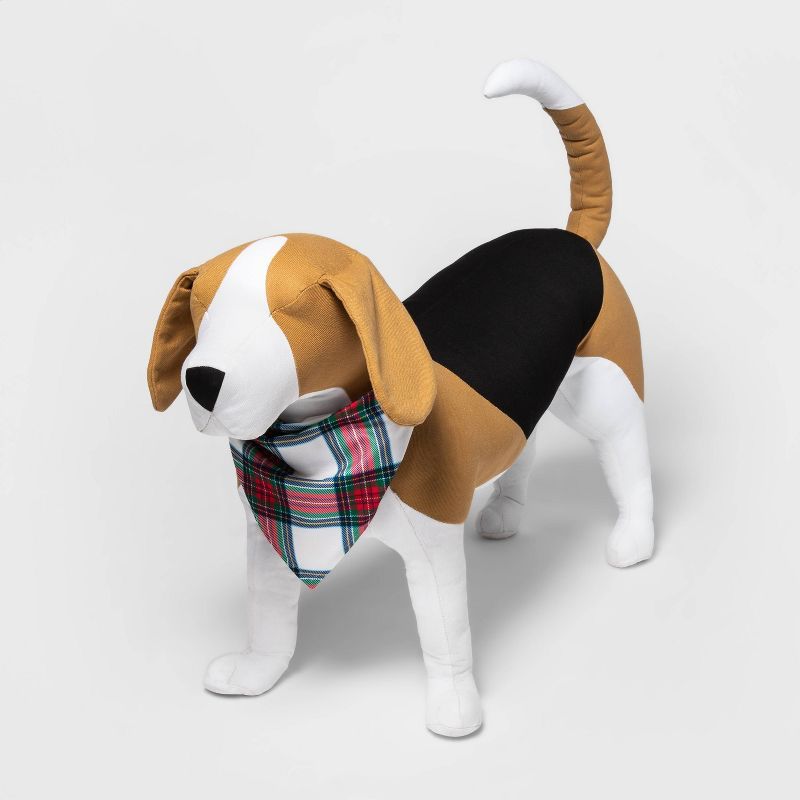 Holiday Family Sleep Separates Dog Bandana - Wondershop™ Cream Tartan Plaid | Target