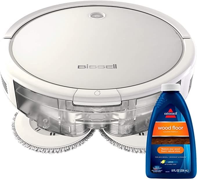 Bissell SpinWave Hard Floor Expert Pet Robot, 2-in-1 Wet Mop and Dry Robot Vacuum, WiFi Connected... | Amazon (US)