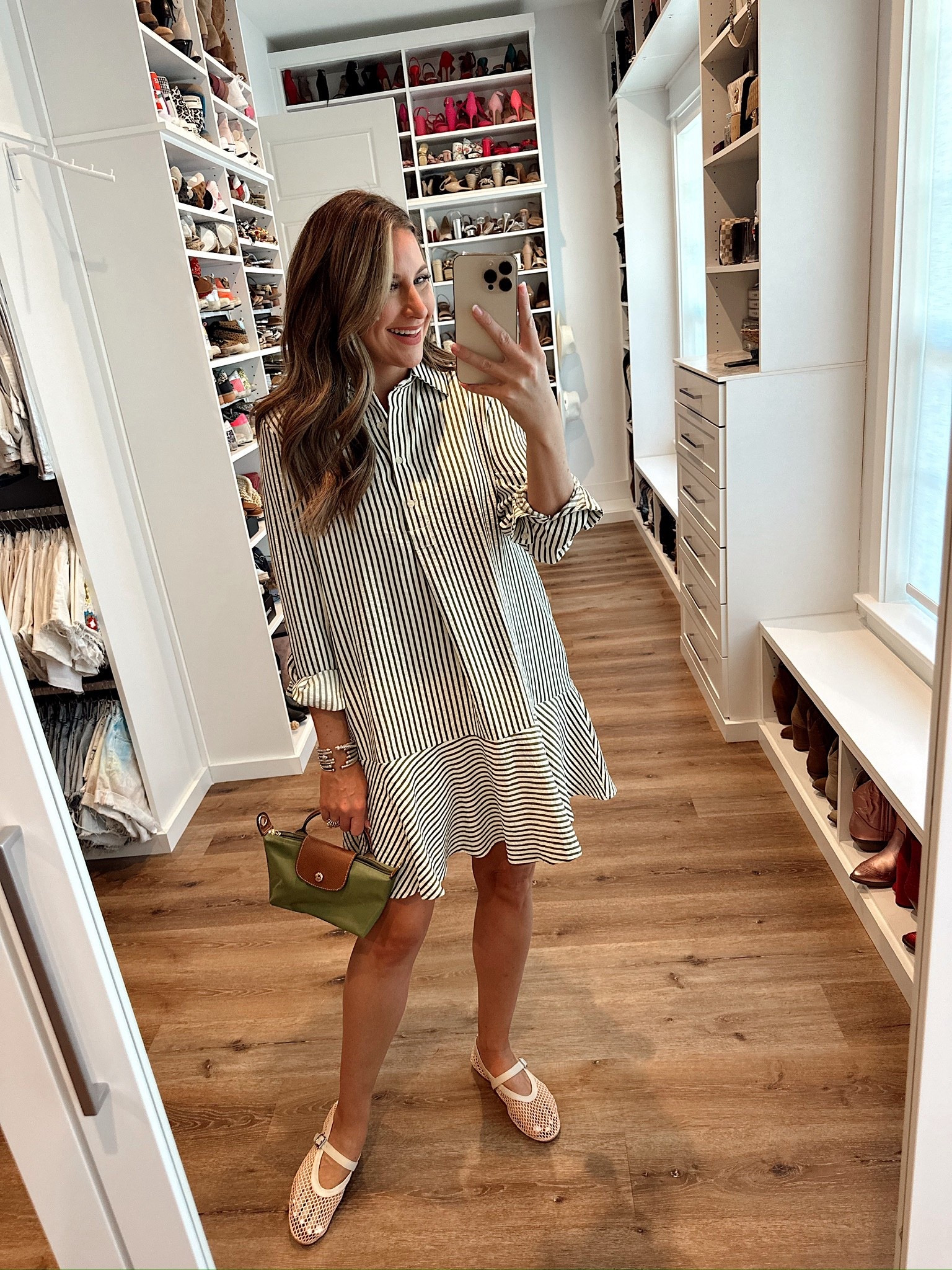 Chic, classic, and budget-friendly. These designer-inspired Amazon finds are the perfect fall dresses and outfits to keep your style elevated without the splurge. 

In a medium long sleeve button down shirt dress, mesh flats, bag and accessories - fits tts.

shop dandy, tuckernuck, anthropologie, maxi dress, fall dress, fall outfit

#LTKFindsUnder50 #LTKSeasonal #LTKStyleTip