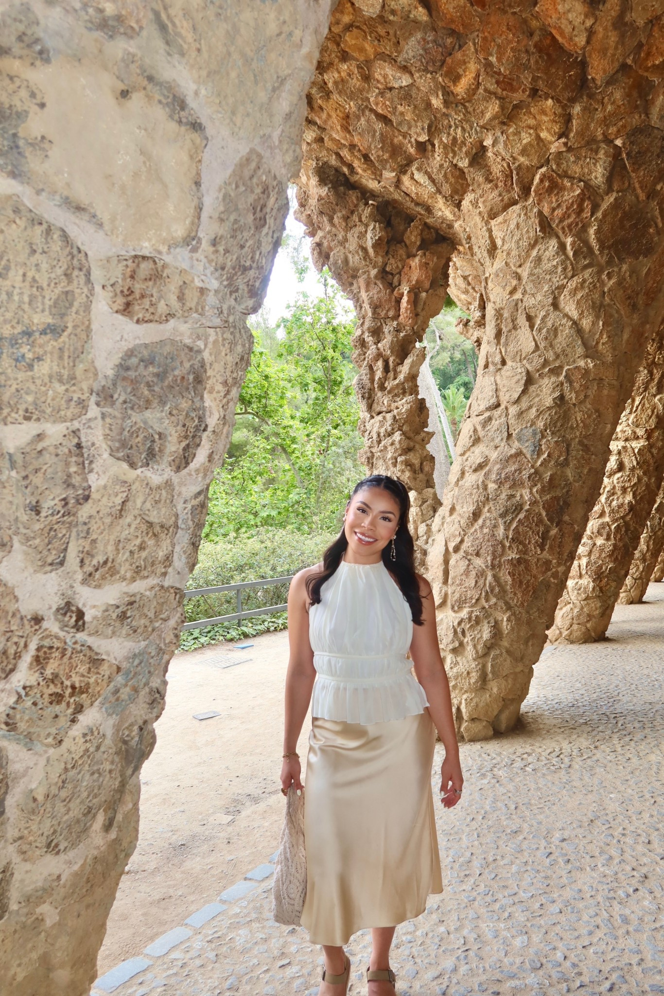 Barcelona Park Güell look. 💓 skirtis on sale!! 

#LTKTravel #LTKFindsUnder50