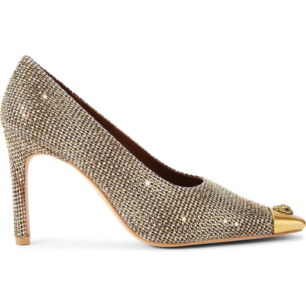 Kurt Geiger London Regent Court Cap Toe Pump in Open Beige at Nordstrom, Size 9.5Us | Nordstrom