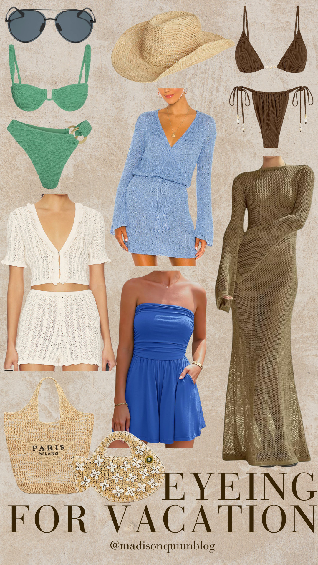 We have a vacation coming up and here are some things I have been eyeing!

tropical vacation travel swimwear bikini bathing suit coverup sun hat rattan 

 #LTKgrwm #LTKootd #LTKSwim