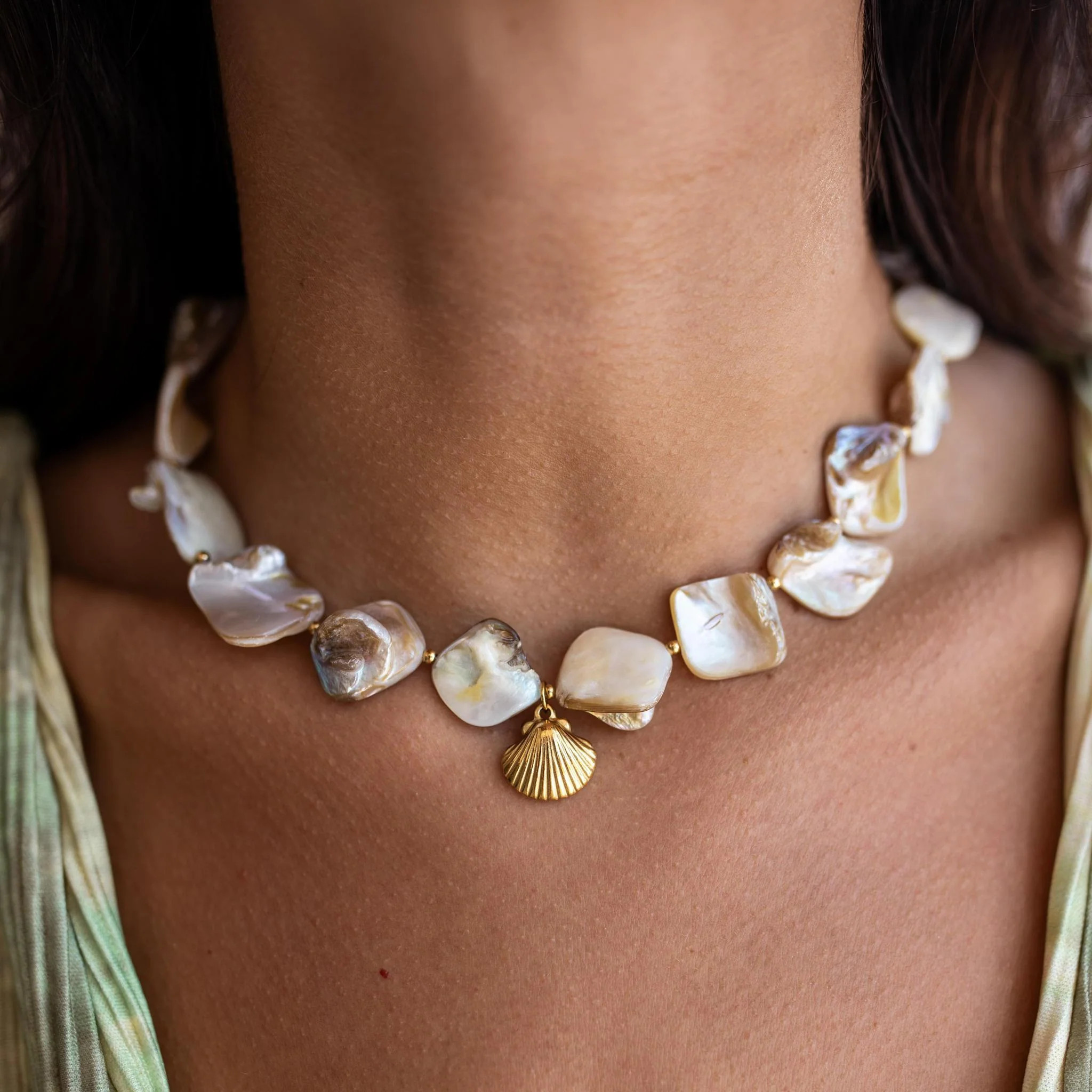 Calico Necklace Shell | ALCO Jewelry