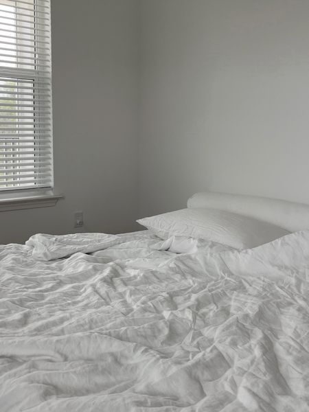 bedding details! sheets and pillows are linked, bedframe is from soft frame designs! code: CERECAMPBELL for 20% off linen bedding 🤍 #LTKSale

#LTKhome #LTKFind