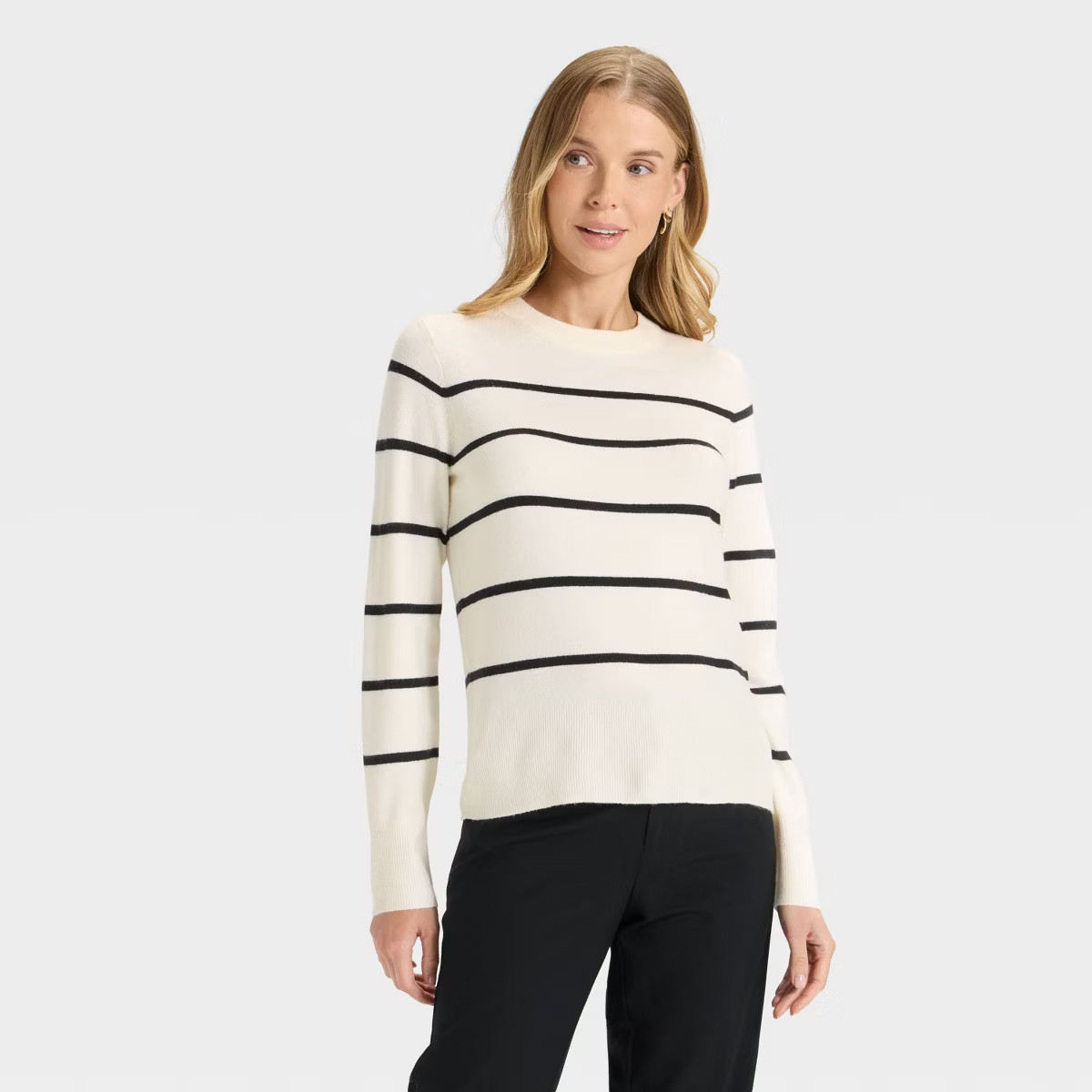 Women's Slim Fit Cozy Knit Pullover Sweater - A New Day™ | Target