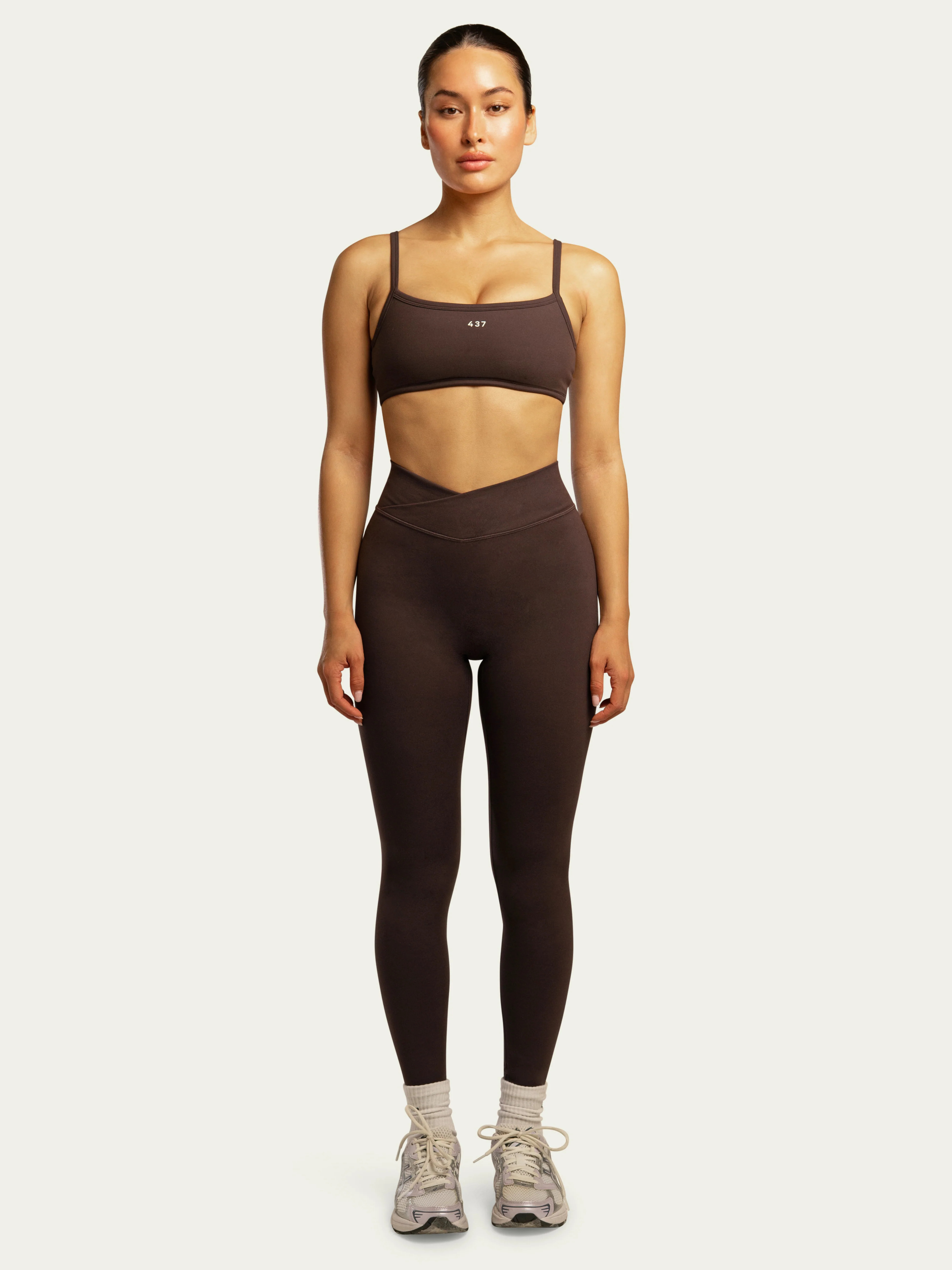 The V Legging / Espresso | 437