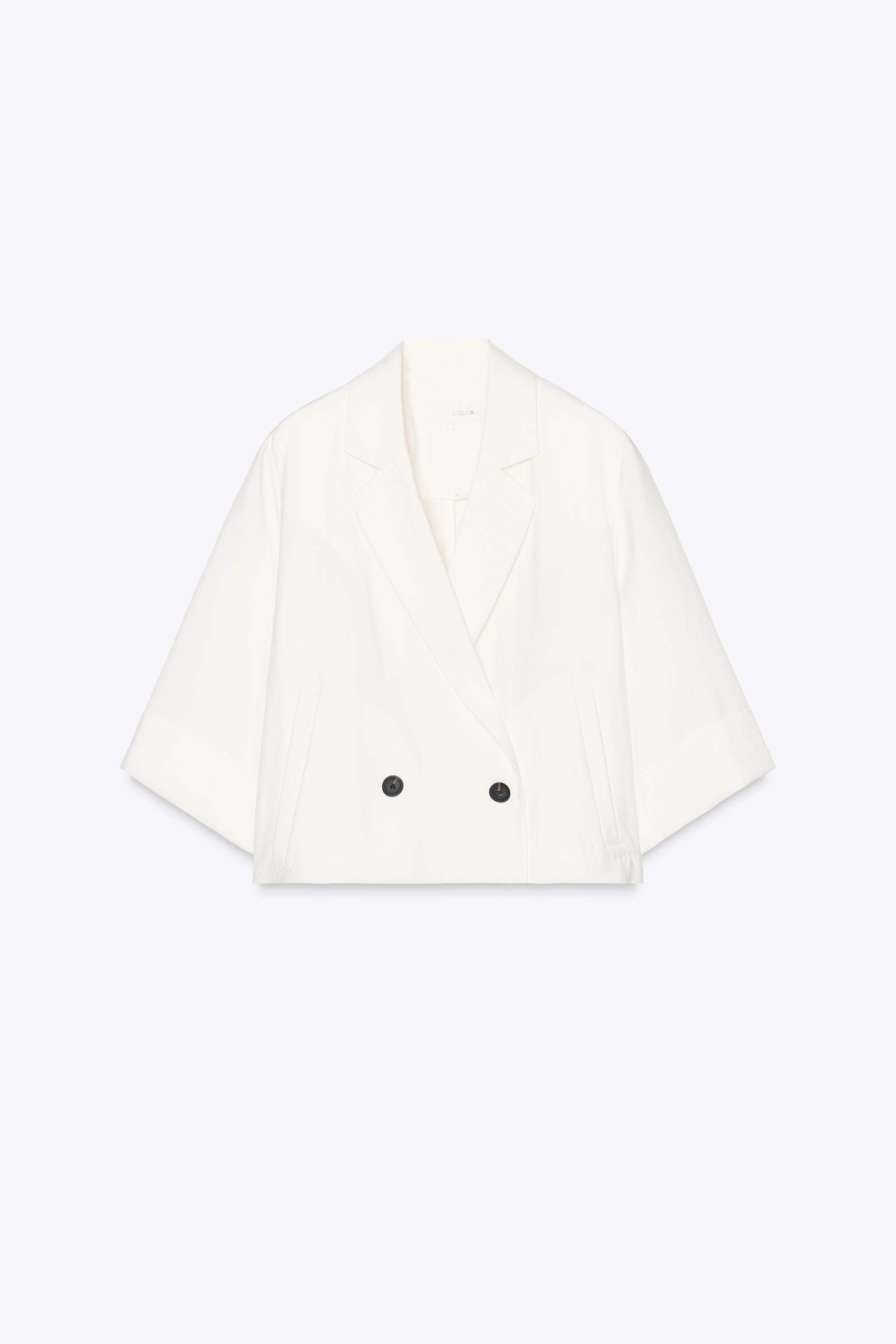 CROPPED DOUBLE BREASTED BLAZER | Zara US