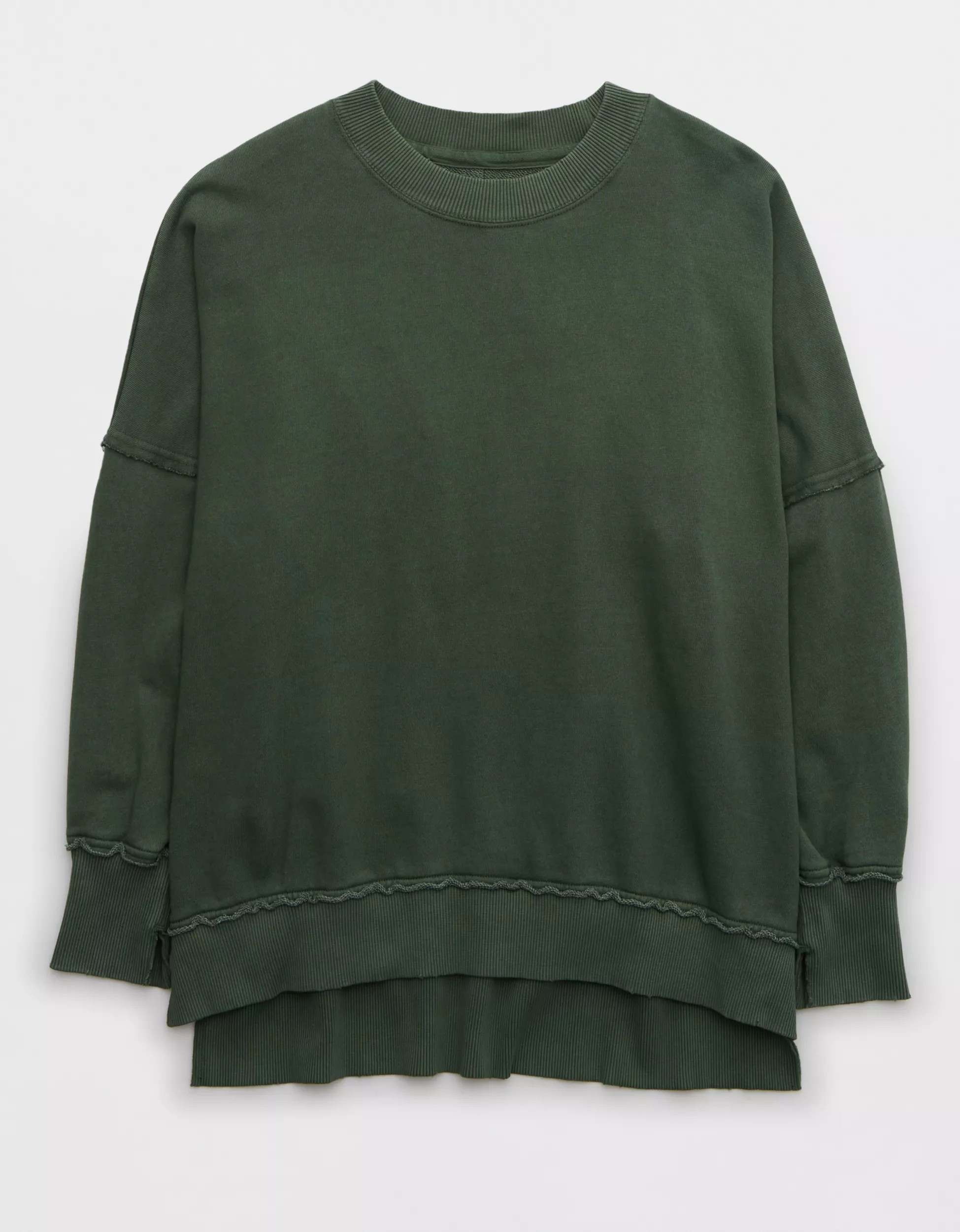 Aerie The Happiest Oversized Crew Sweatshirt | Aerie