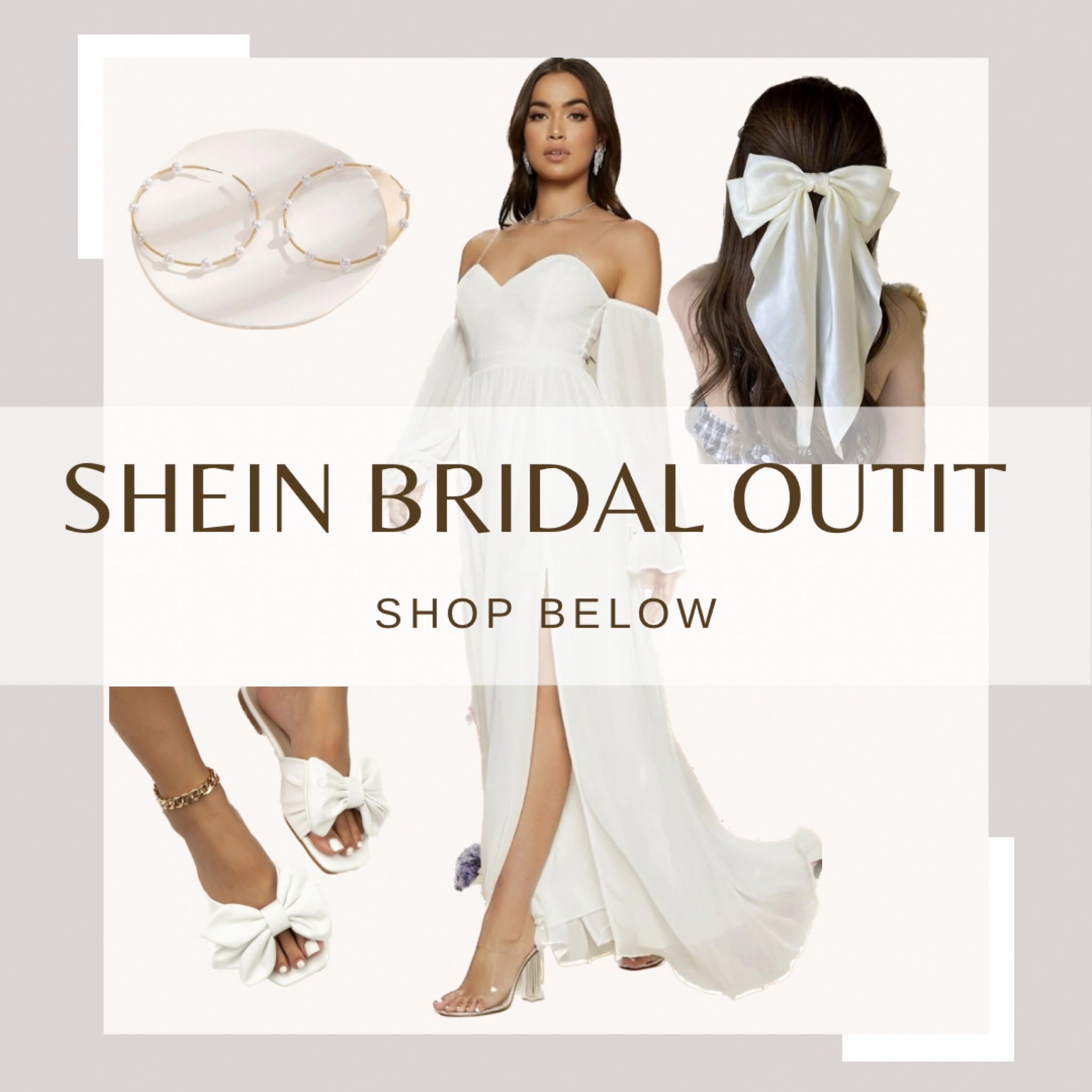 For my brides on a budget - shein has been my best friend. Some of us don’t have hundreds of dollars to spend on a bridal wardrobe like we see on Instagram and TikTok. At the same time, you have to feel as beautiful as you already are.  Like this if you’d like to see more shein bridal outfits! Shop below  

#LTKsalealert #LTKstyletip #LTKwedding