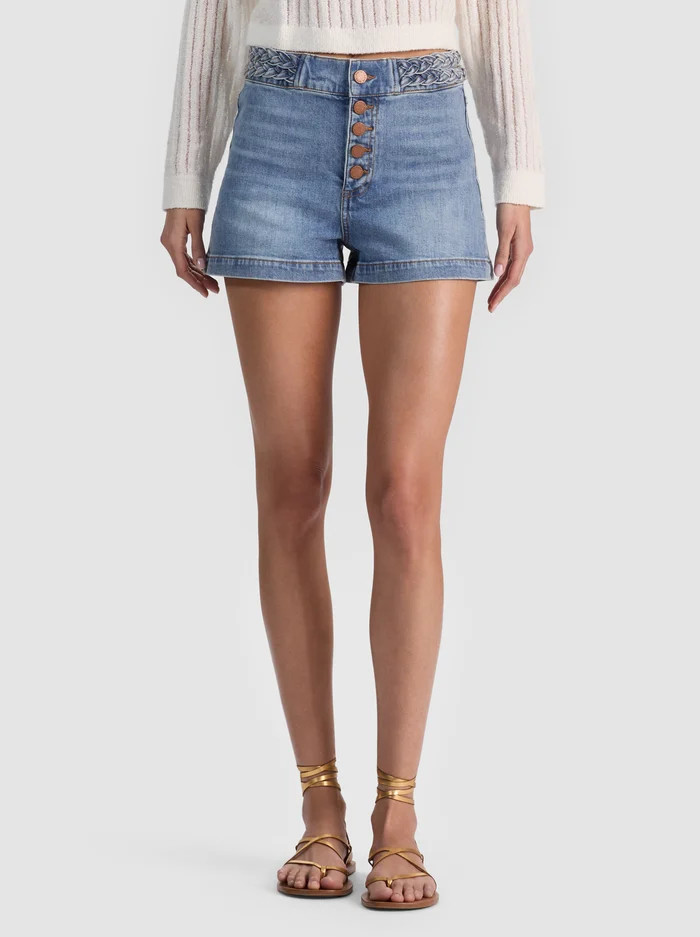 LULA DENIM SHORT | Alice + Olivia