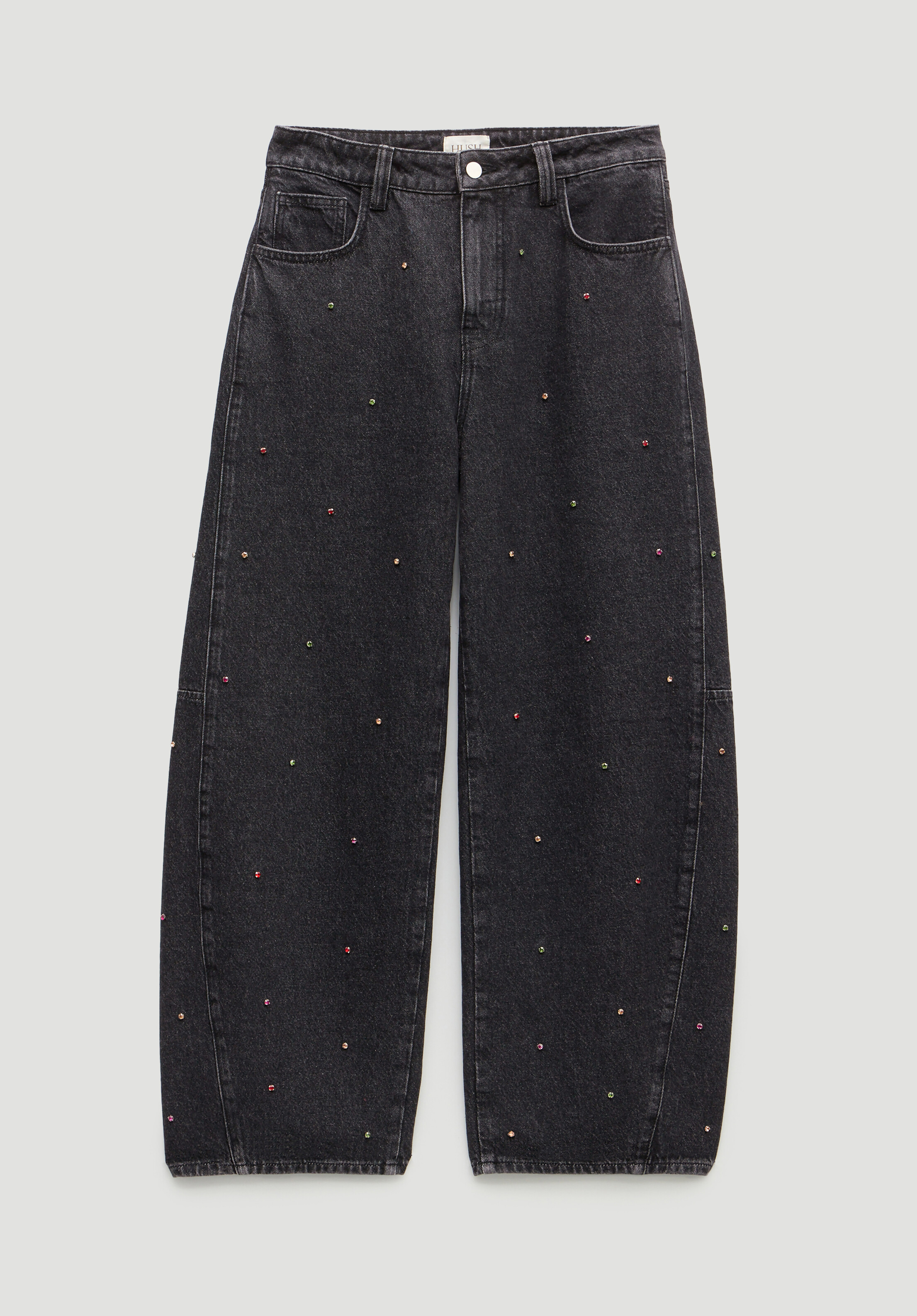 Embellished Bree Barrel Leg Jeans | Hush UK