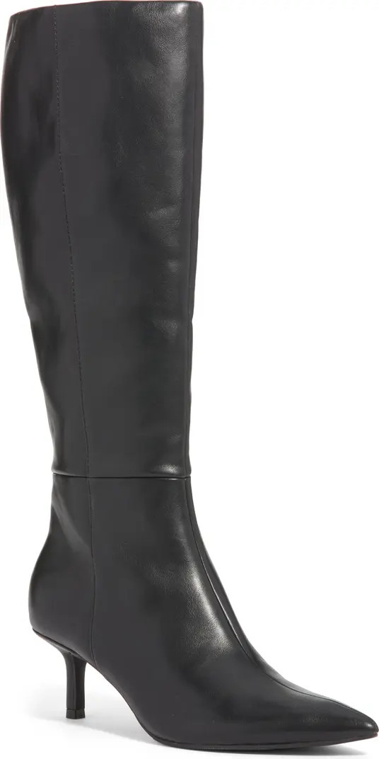 Elara Pointed Toe Knee High Boot (Women) | Nordstrom