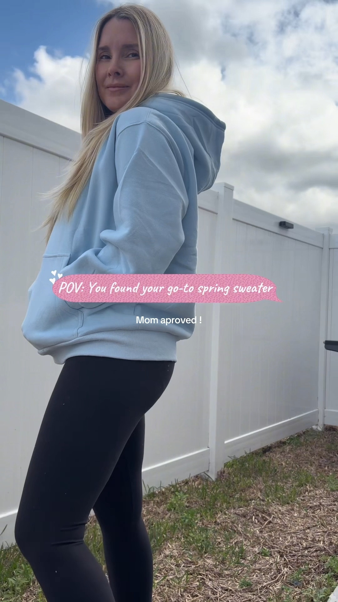 Size Small:) oversized loom so comfy! 💘

#LTKgrwm #LTKActive #LTKPetite