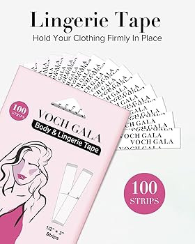 VOCH GALA 100 Strips Double Sided Tape for Fashion and Clothes, Waterproof Fashion Clothing Tape,... | Amazon (US)