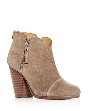 rag & bone Women's Margot Suede High Block -Heel Booties | Bloomingdale's (US)