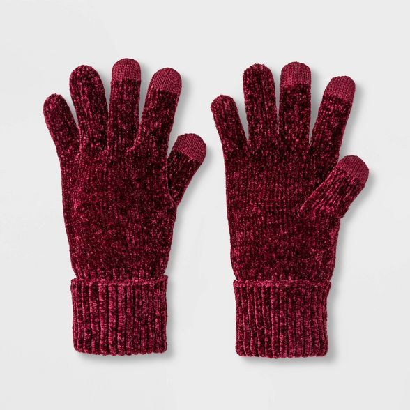 Women's Chenille Cuff Gloves - A New Day™ | Target