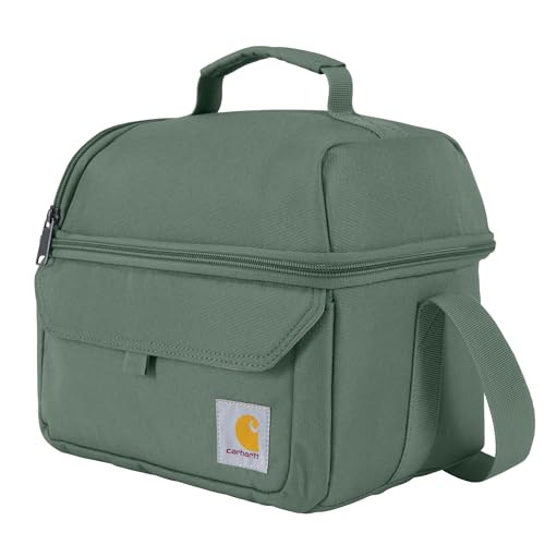 Carhartt 12 Can Two Compartment Lunch Box | Durable, Fully-Insulated Lunch Bag for Women & Men, Duck Blind Case, Large Lunchbox (Faded Fatigue) | Amazon (US)