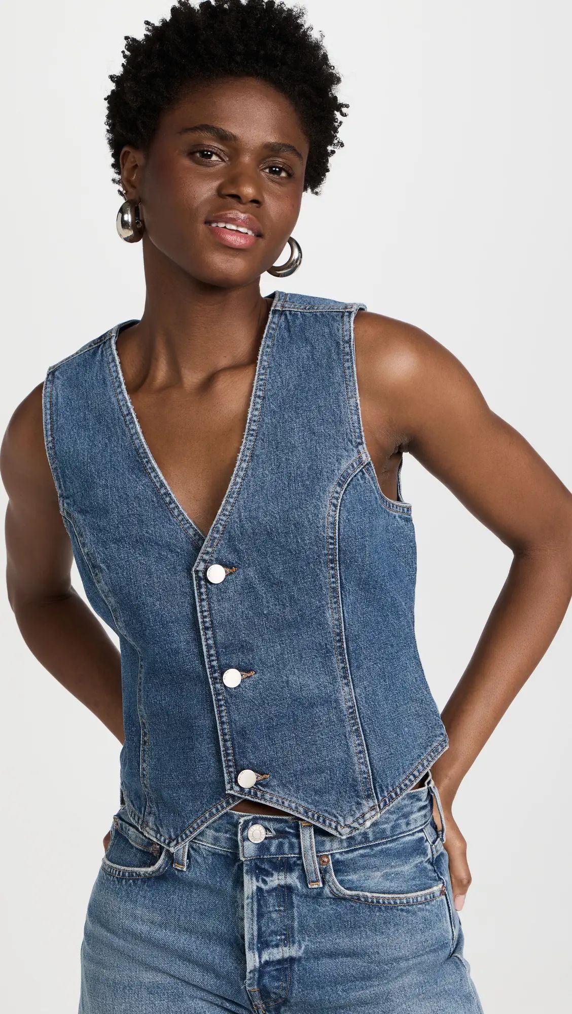 Denim Vest | Shopbop