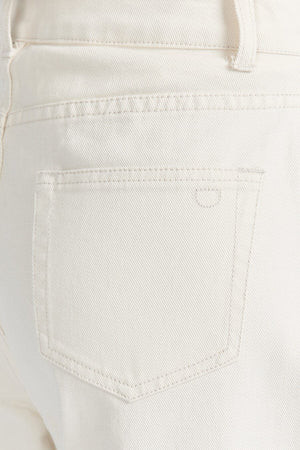 CALEB CREAM BARREL LEG JEAN | DISSH