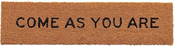 Creative Co-Op Natural Coir Step Come As You are Doormat | Amazon (US)