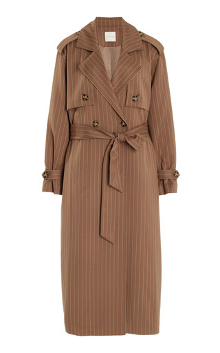 Exclusive Charles Pinstripe Trench Coat | Moda Operandi (Global)