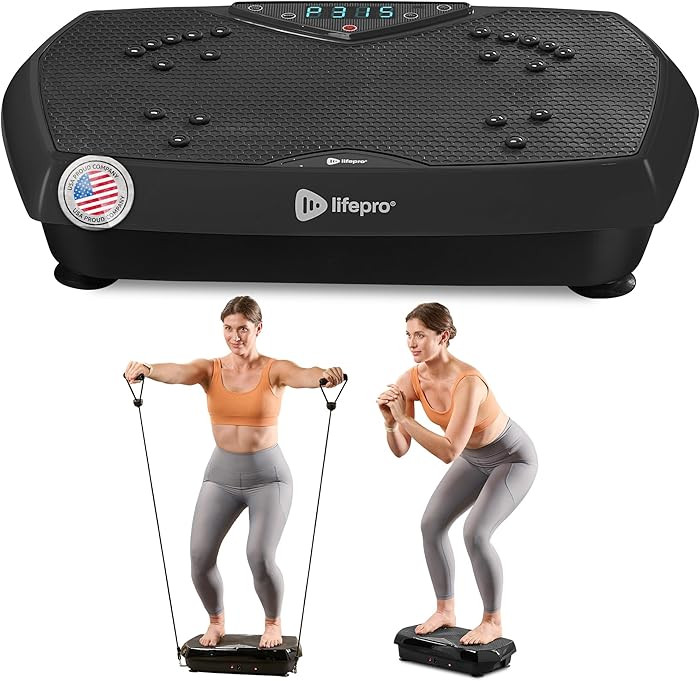Lifepro Vibration Plate Exercise Machine with Magnetic Acupoints - Full Body Vibration Platform f... | Amazon (US)