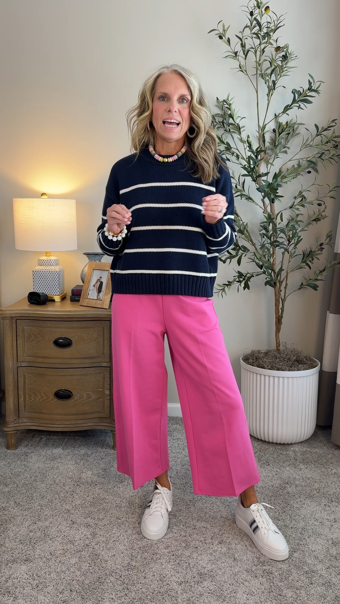 Soooo cute. Super comfy pants in small and the sweater is so good (XS) 
Codes:
Erin McDermott - COAST25
Frankie4 - F4_LISA20
Jude Connally - LISA15

#LTKootd #LTKOver40
