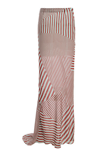 Exclusive La Isla Diosa Striped Chiffon Maxi Skirt | Moda Operandi (Global)