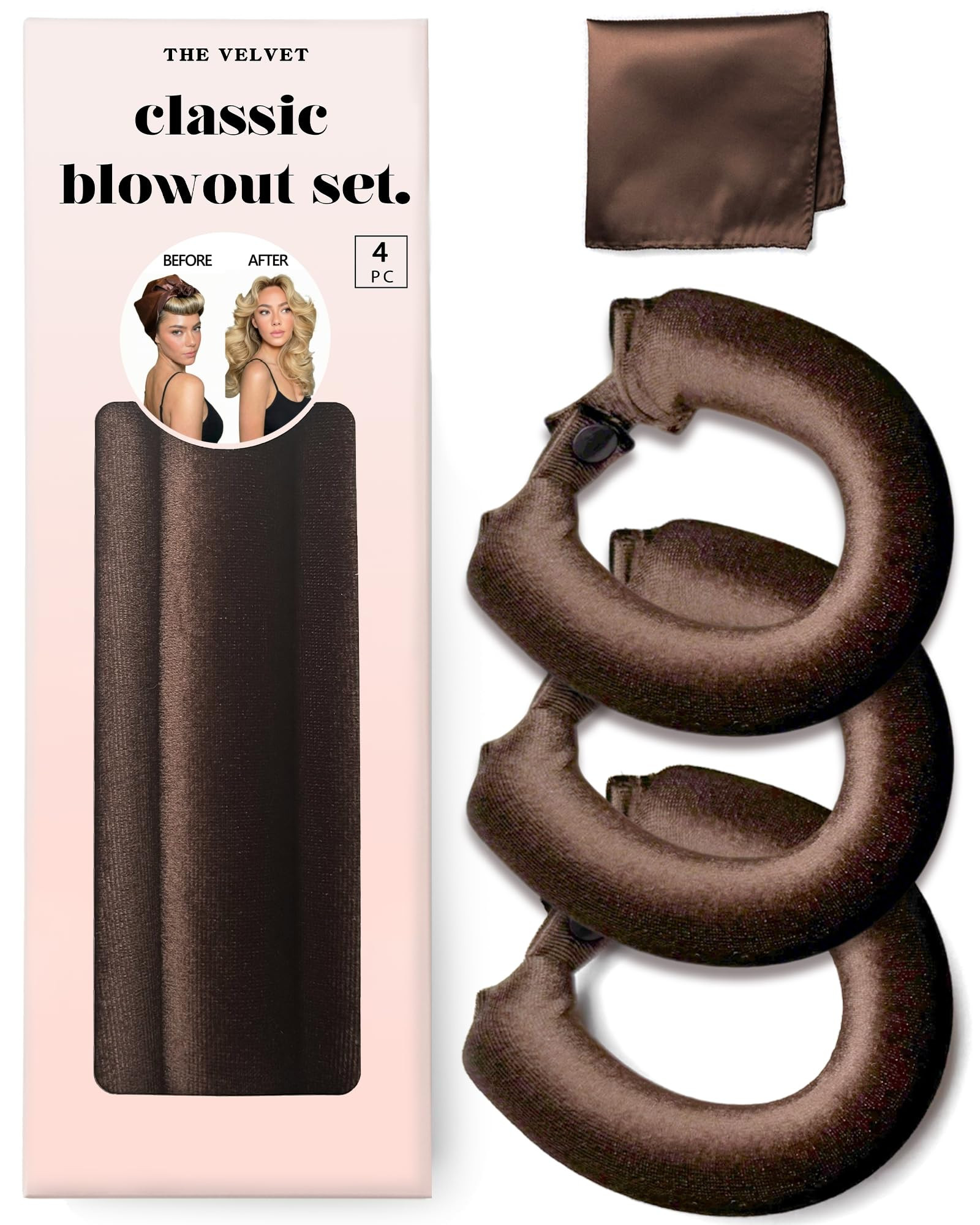 Classic Heatless Curls Overnight Rods No Heat Hair Curlers Curling Iron Jumbo Flexi Rods Large Fo... | Amazon (US)