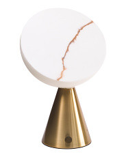 18in Alabaster And Metal Table Lamp | Furniture & Lighting | Marshalls | Marshalls