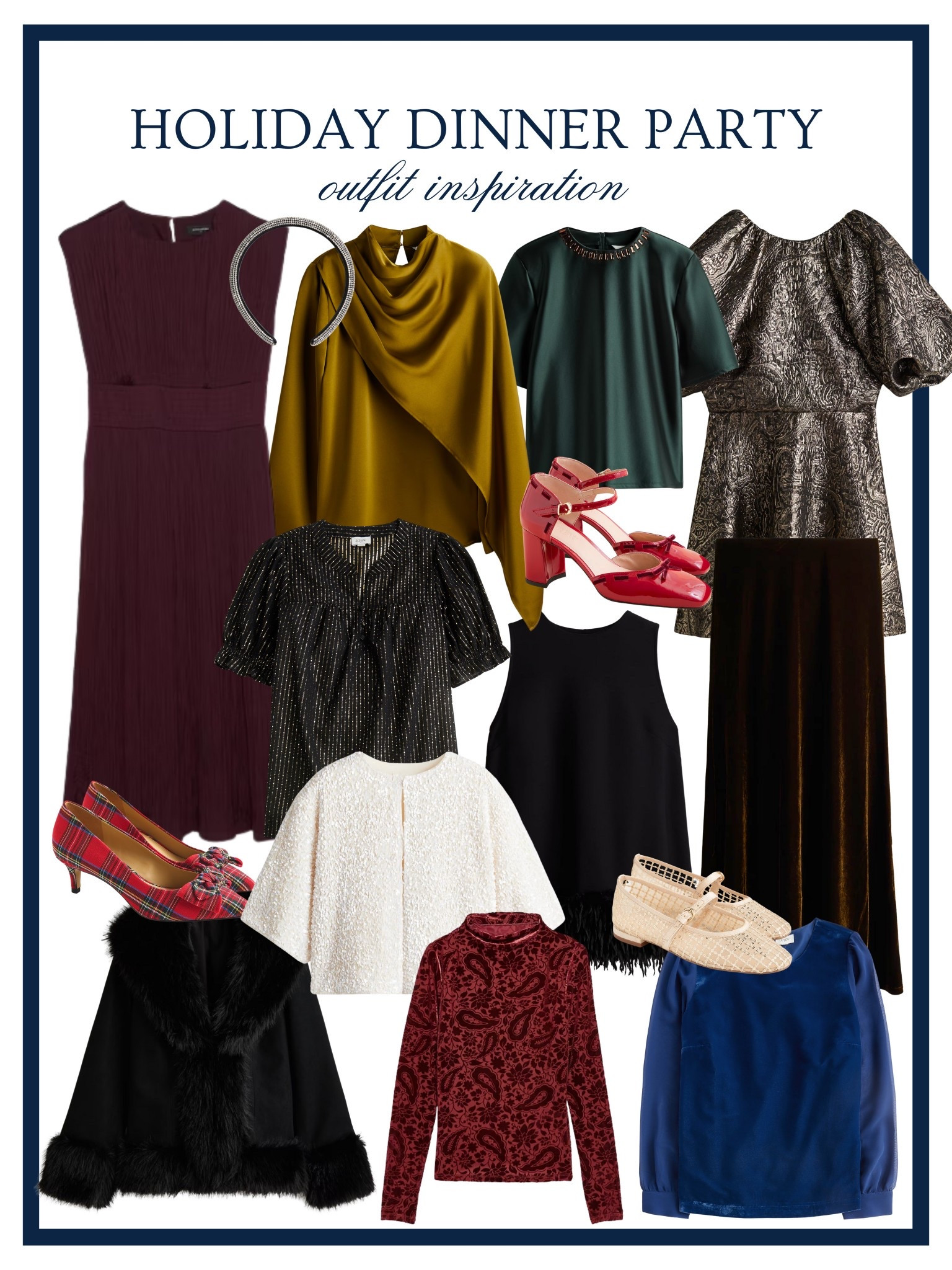 Holiday dinner party inspiration ✨✨✨ I love holiday party looks! Christmas ootd, affordable fashion 

#LTKHoliday #LTKSeasonal