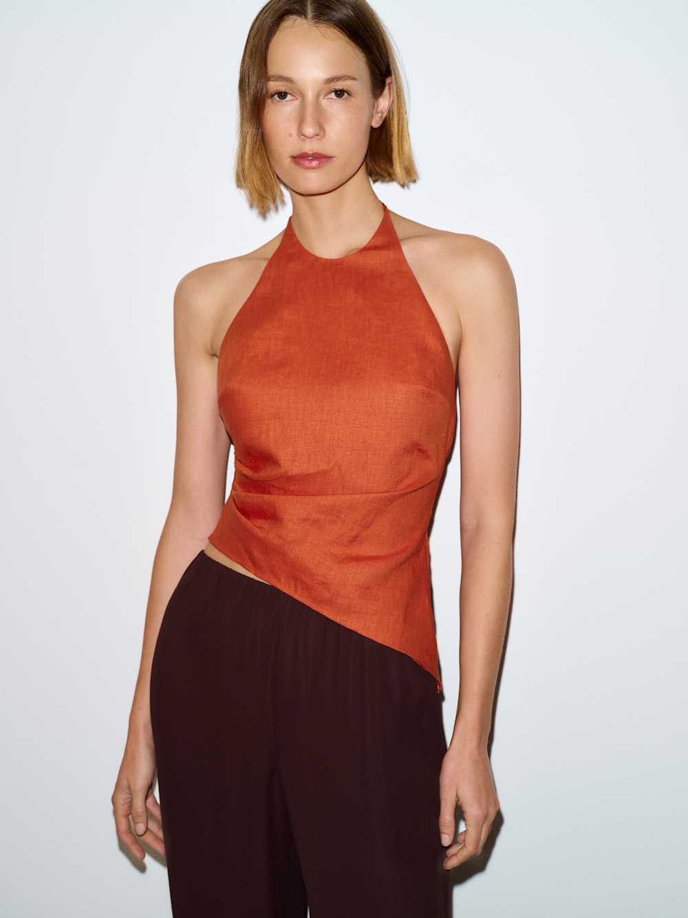 Reese Linen Top | Reformation (Global)
